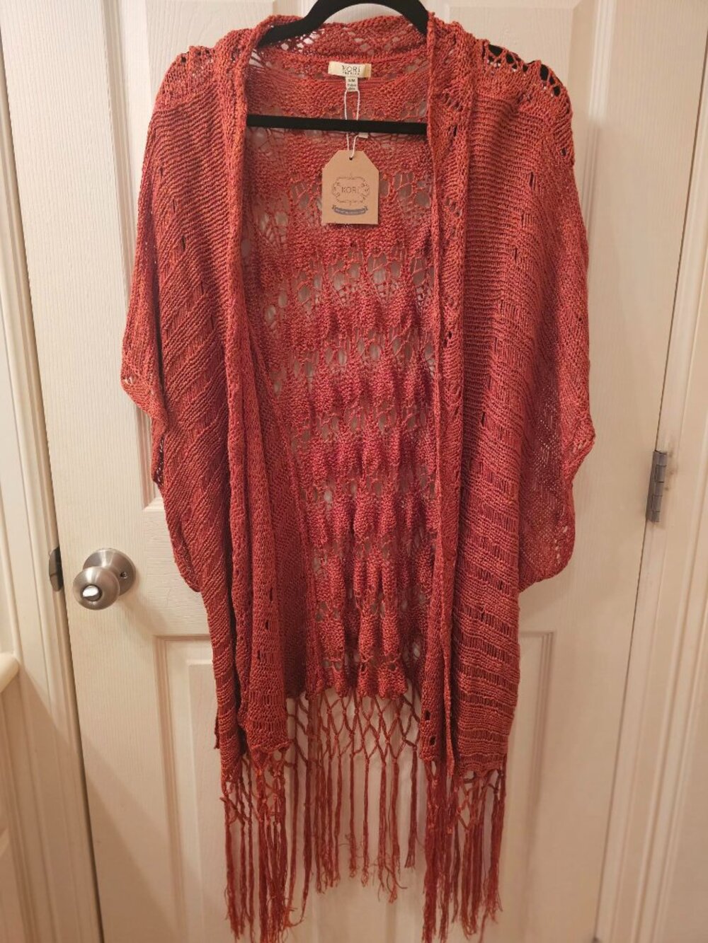NWT Kori America S/M Rust Kimono